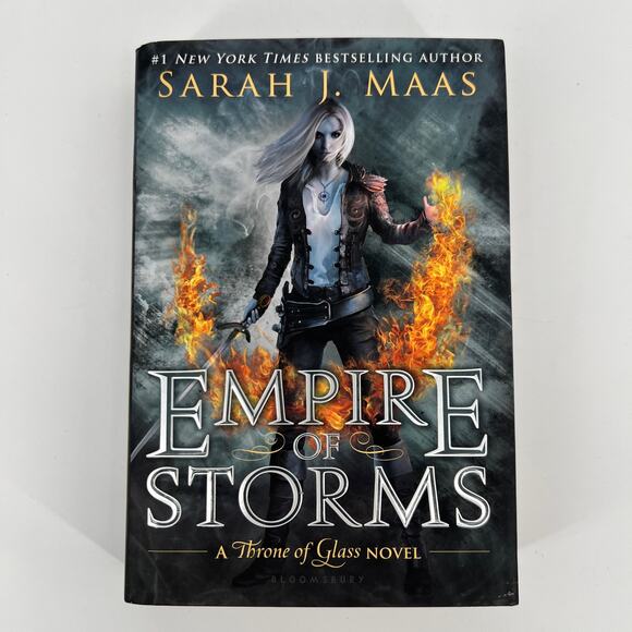 Bloomsbury Other - Empire of Storms Hardcover Book Sarah J Maas 2016 1st Edition 1st Print TOG